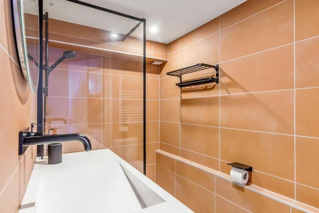 Juste La Plage - Studio Classe 3 Etoiles - Face A La Mer Houlgate Exterior foto